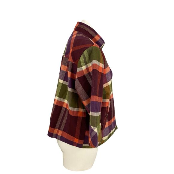 Blair Blazer Womens PM Plaid Jacket Cabin Check Career Professional Work Office - Picture 13 of 16